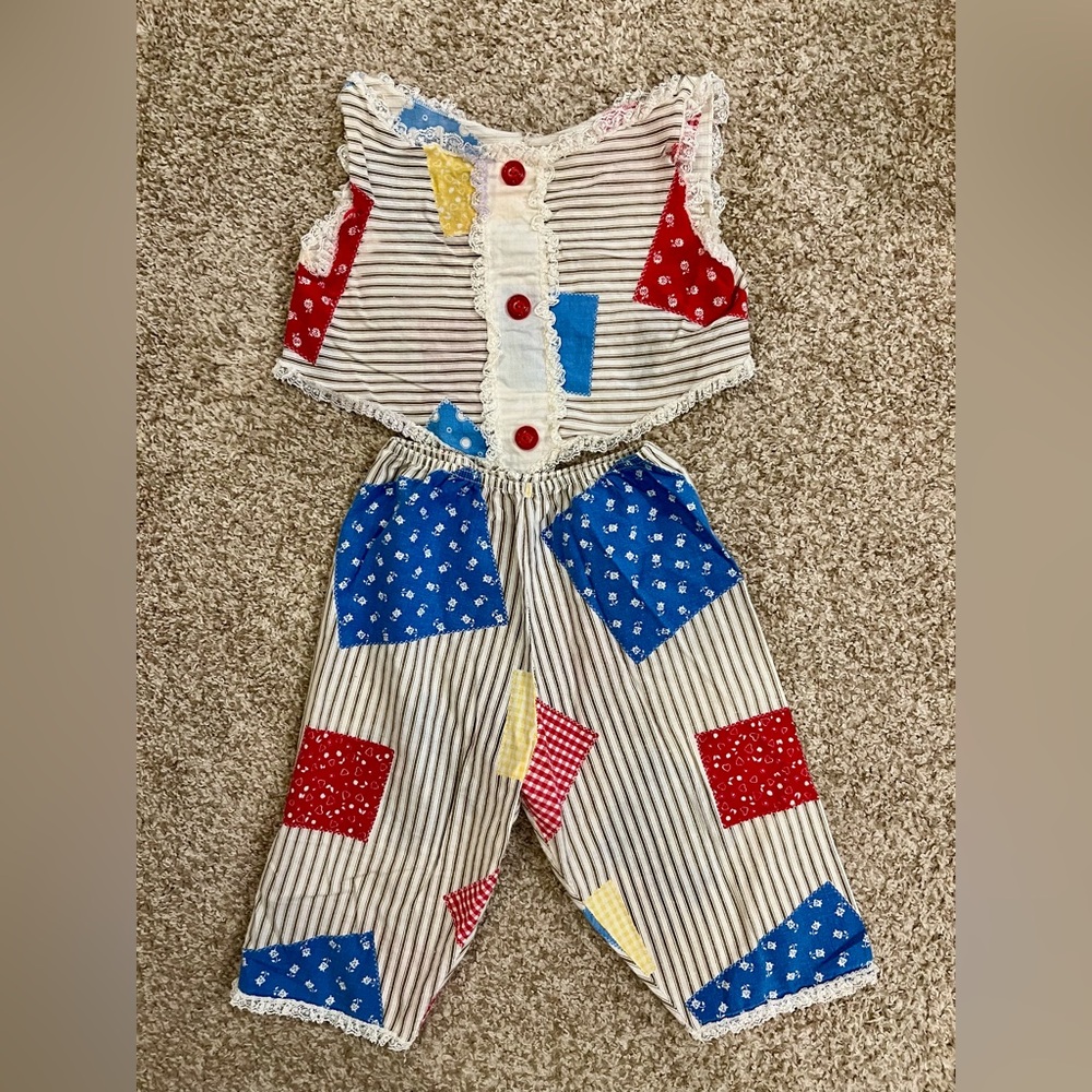 Vintage 60s Toddler Patchwork Set